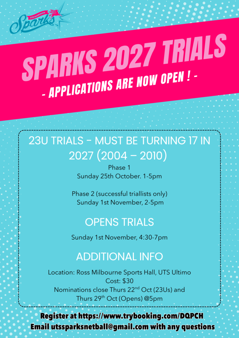 Premier League UTS Randwick Sparks Trials &raquo;